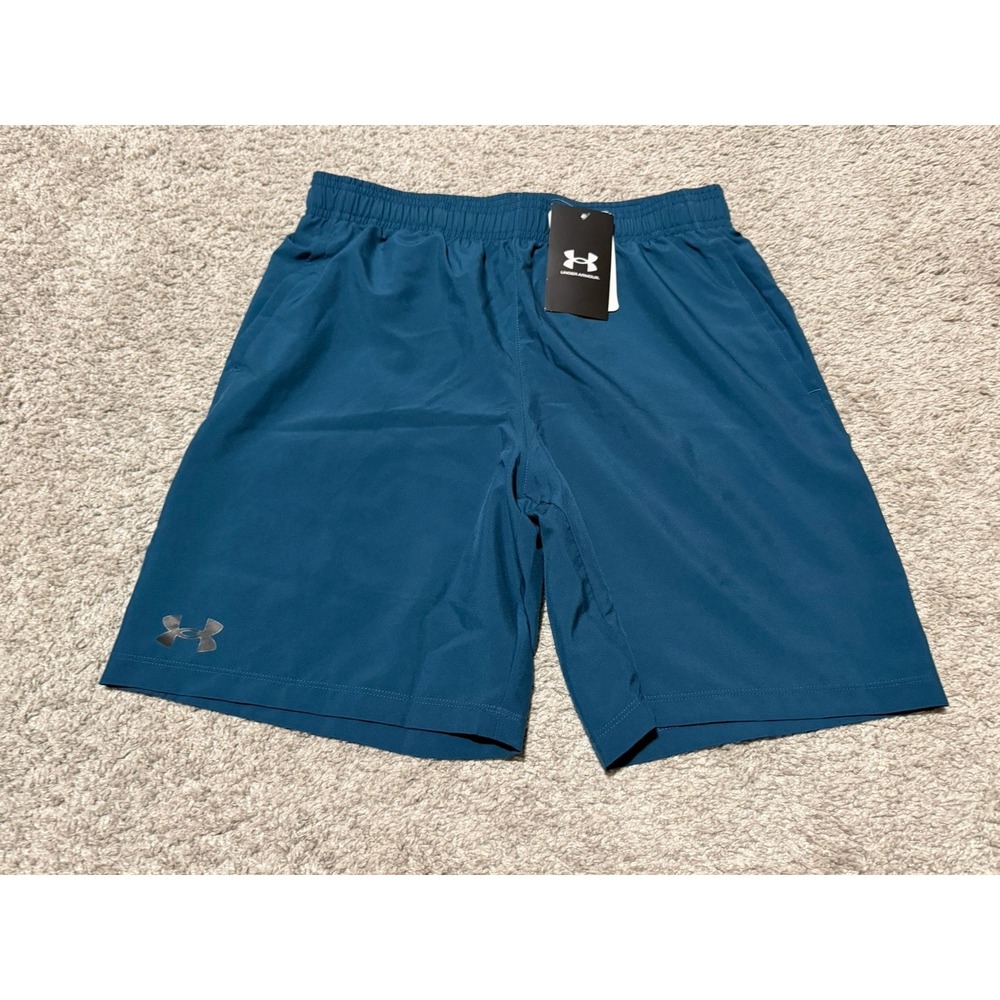 Under Armour Boys Youth Size Large loose Tech Woven Short ($20 Msrp) Blue NWT